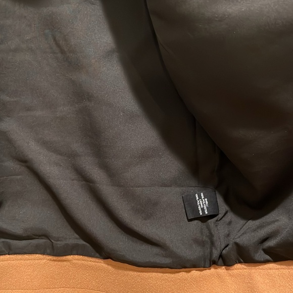 Camel and black cropped coat NWT - Picture 6 of 10